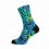 SOX FOOTWEAR Chaussettes vélo Crew Electric Leopard Blue