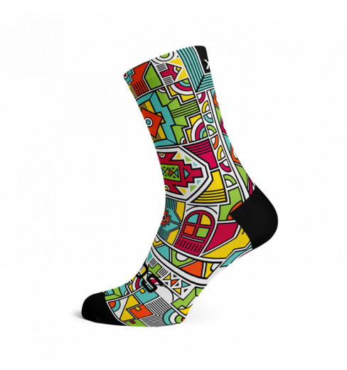 SOX FOOTWEAR Chaussettes v&eacute;lo Crew Ndebele 2.0
