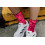 SOX FOOTWEAR Neon Slide Pink Crew Cycling Socks