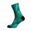 SOX FOOTWEAR Solid Teal Crew Cycling Socks