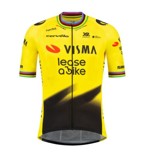 TEAM VISMA-LEASE A BIKE maillot v&eacute;lo manches courtes enfant Ex-Champion du monde - 2026