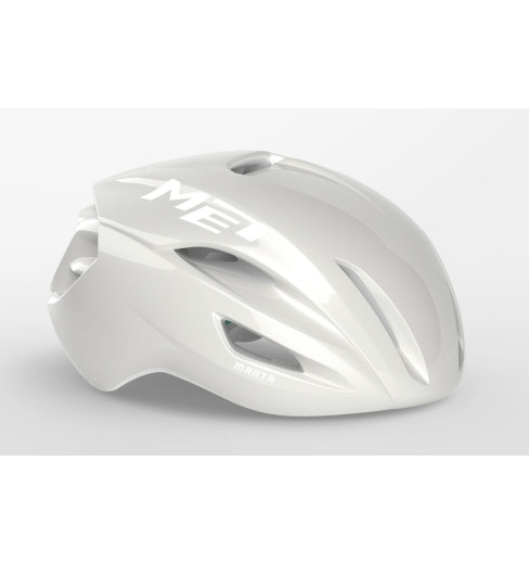 MET casque v&eacute;lo route a&eacute;ro Manta Mips - Blanc absolu edition limit&eacute;e