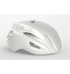 MET casque v&eacute;lo route a&eacute;ro Manta Mips - Blanc absolu edition limit&eacute;e
