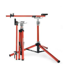 FEEDBACK SPORTS pied d'atelier rotatif SPRINT WORK STAND 360 rouge brillant