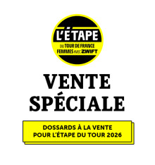 DOSSARD ÉTAPE DU TOUR DE FRANCE Femmes avec Zwift 2026