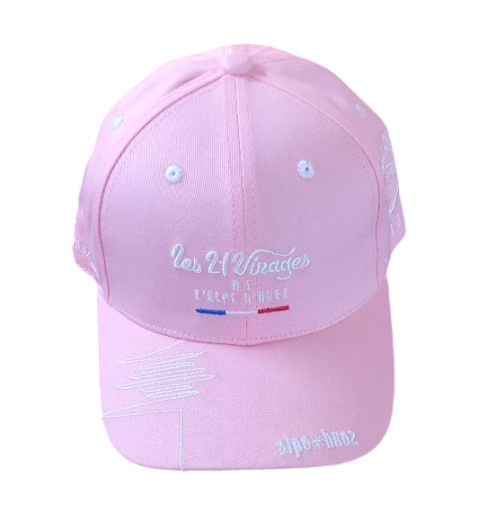 ALPE D'HUEZ podium cap - Pink