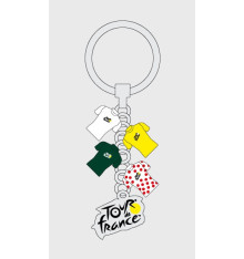 TOUR DE FRANCE porte-clé Tour de France – Collection 4 Maillots Iconiques