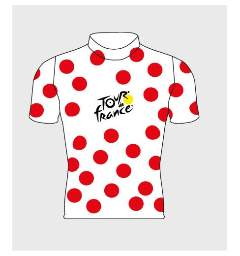 Tour de France Red Polka Dot jersey magnet &ndash; King of the Mountains