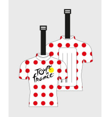TOUR DE FRANCE étiquette bagage Tour de France – Maillot à pois