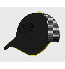 Tour de France Sportwear Black cycling cap - 2026