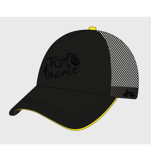 Tour de France Sportwear Black cycling cap - 2026
