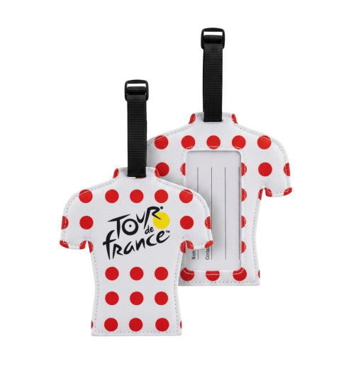 TOUR DE FRANCE &eacute;tiquette bagage Tour de France &ndash; Maillot &agrave; pois