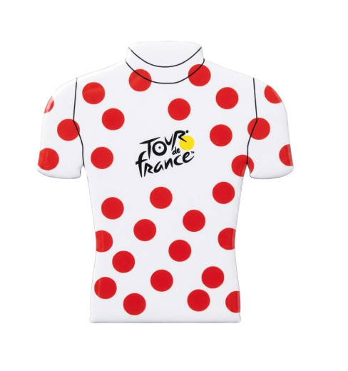 TOUR DE FRANCE magnet Maillot &agrave; Pois Rouges - Grimpeur