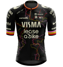 TEAM VISMA-LEASE A BIKE Giro Trilogy Replica champion junior's short-sleeved cycling jersey 2026