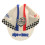 ALPE D'HUEZ casquette toile été Bleu blanc rouge damier