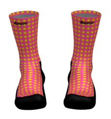 SANTINI chaussettes Tour de France FAZ Grand D&eacute;part Suisse - 2026