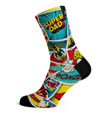 SOX FOOTWEAR Chaussettes vélo Super dad