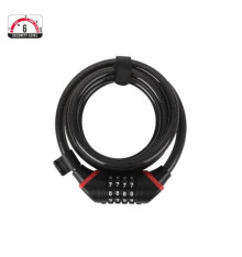ZEFAL câble antivol K-Traz C6 à code
