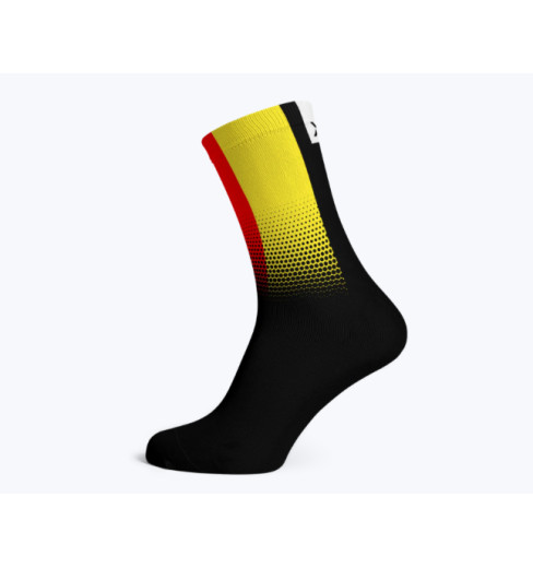 SOX FOOTWEAR Chaussettes v&eacute;lo crew Belgium Flag