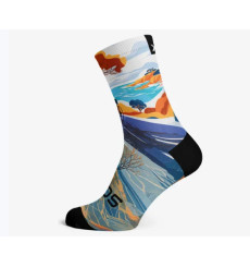 SOX FOOTWEAR Chaussettes v&eacute;lo crew Desti. FRENCH RIVIERA