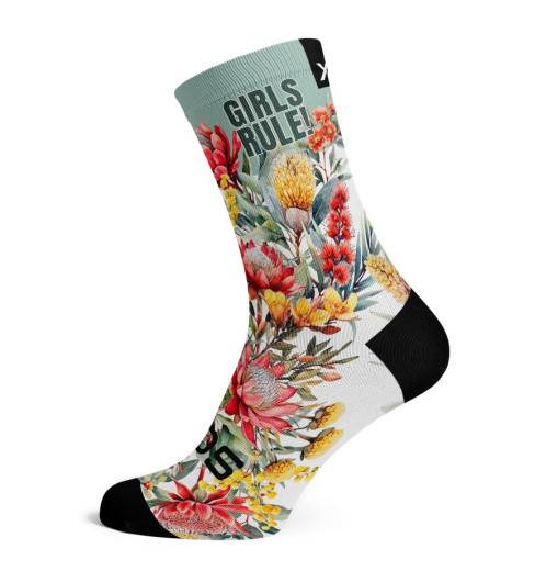 SOX FOOTWEAR chaussettes v&eacute;lo Girls Rule Crew