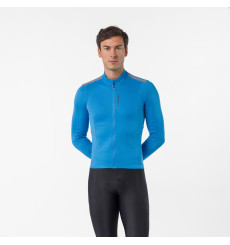CASTELLI maillot velo manches longues PURO 4.1 - BLUE CIRCUIT