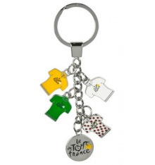 TOUR DE FRANCE 4 jerseys charm keyring