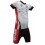 ALPE D'HUEZ white red junior cycling bibshorts 2017