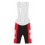 ALPE D'HUEZ white red junior cycling bibshorts 2017