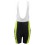 ALPE D'HUEZ white green junior cycling bibshorts 2017