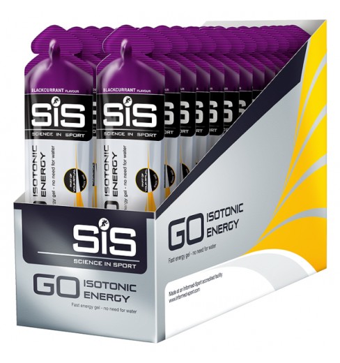 Gels SIS Go Isotonic Energy Boite de 30 gels de 60ml