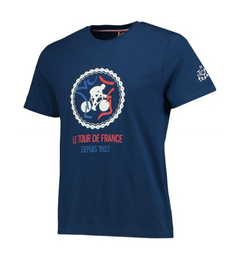 TOUR DE FRANCE Graphic navy t-shirt 2017