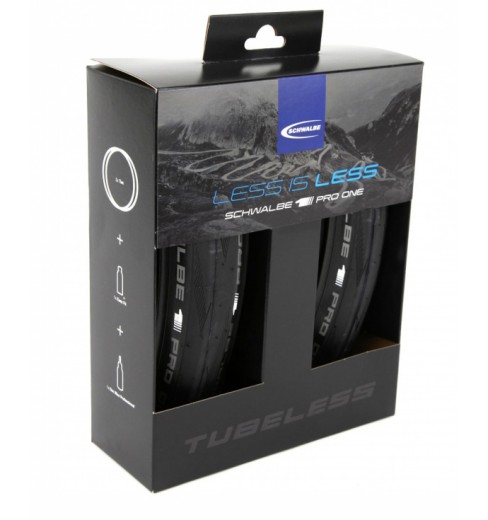 SCHWALBE KIT PRO ONE tubeless Easy HS 462
