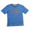 ALPE D'HUEZ  t-shirt enfant 21 Virages bleu orange