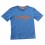 ALPE D'HUEZ  t-shirt adulte 21 Virages bleu orange