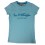 ALPE D'HUEZ turquoise blue 21 Virages woman t-shirt