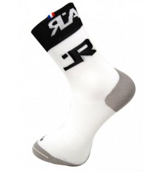 RAFA'L Attack high white cycling socks