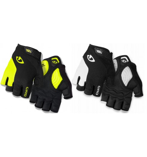 Large Giro Strade Dure Supergel Gloves Black/Highlight Yellow