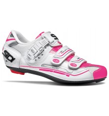 SIDI Genius 7 white / pink fluo women's road cycling shoes
