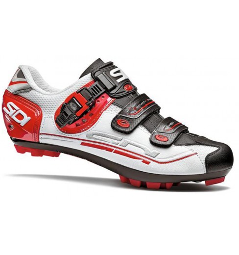 Chaussures VTT SIDI Eagle 7 SR blanc noir rouge 2019