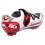 Chaussures VTT SIDI Eagle 7 SR blanc noir rouge 2019