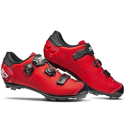 SIDI Dragon 5 SRS Carbon matt red black MTB shoes 2021