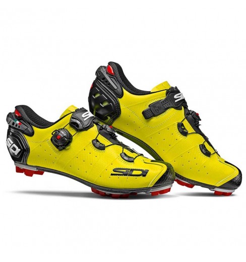 Chaussures VTT SIDI Drako 2 SRS jaune fluo noir 2019