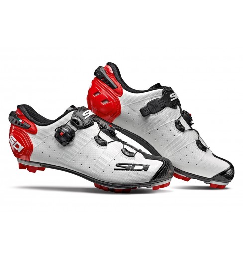 SIDI Drako 2 SRS white red MTB shoes 2019 ET SPORTS