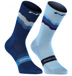 Northwave Wave vélo Chaussettes noir//bleu 2019