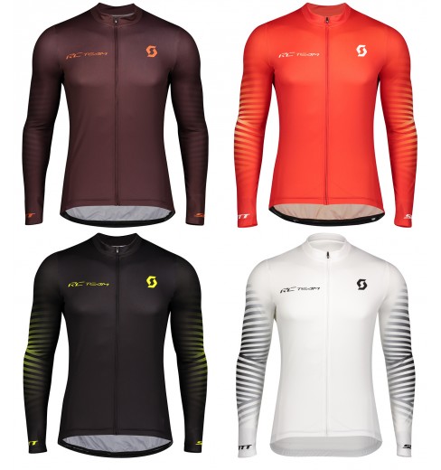 scott long sleeve cycling jersey