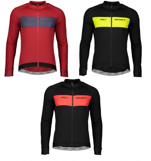 scott long sleeve cycling jersey