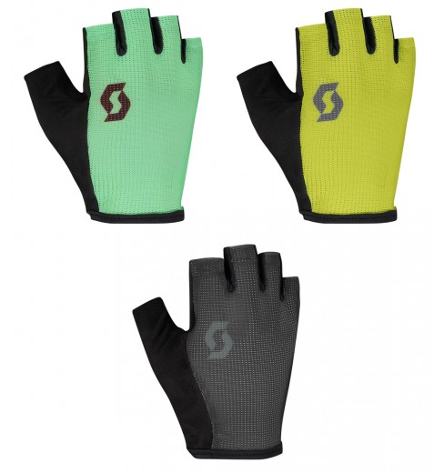 Black Scott RC Premium Pro Tec Fingerless Cycling Gloves 