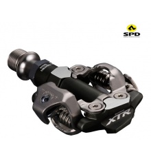 SHIMANO paire de pédales VTT XTR SPD-M9100 axe court 