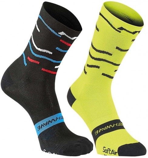 Northwave Femme Pearl Cyclisme Chaussettes Noir//Fuchsia 37-39 Medium NEUF